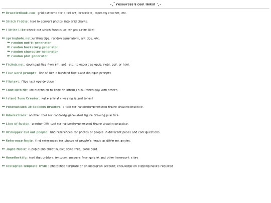 resources screenshot