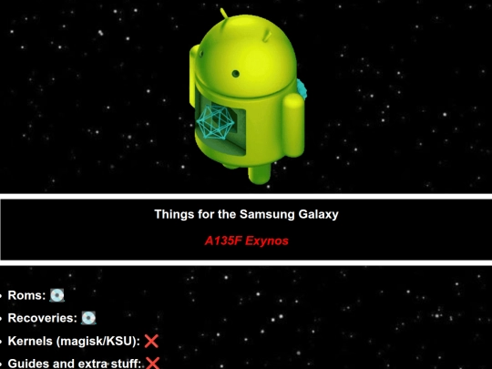 a135f(exynos) screenshot