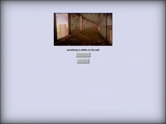 programs/the-backrooms/level0106-the-Grassrooms-EDEN/graffiti-grass-hallway screenshot