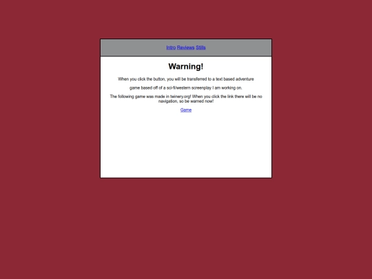 game/warning screenshot