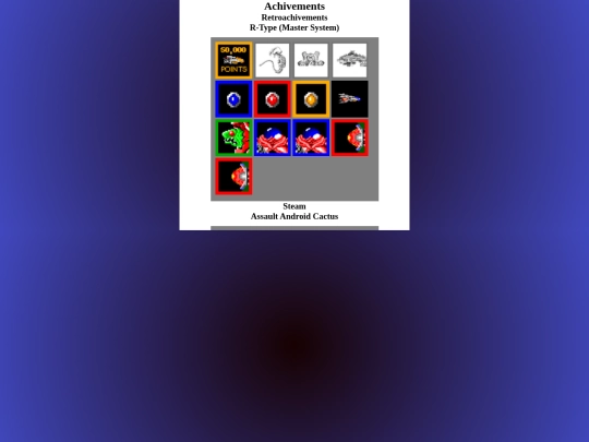 achivements screenshot