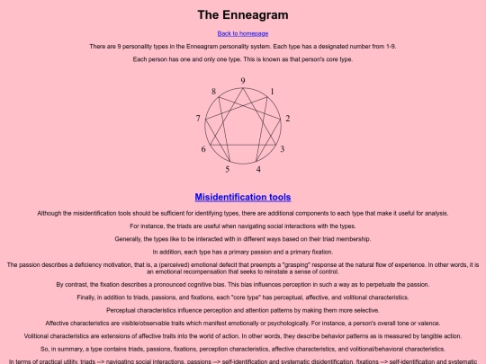enneagram screenshot