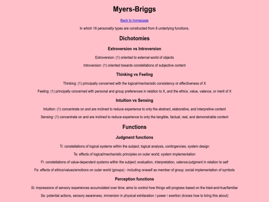 mbti screenshot