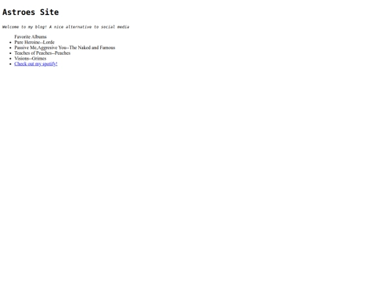index screenshot