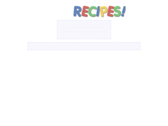 recipes screenshot