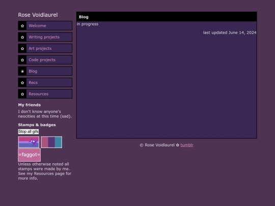 blog screenshot