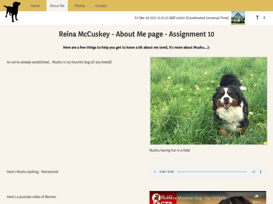 Assignment10/about screenshot