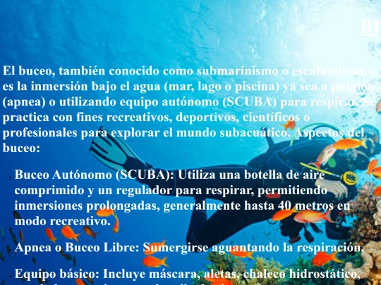 Buceo screenshot