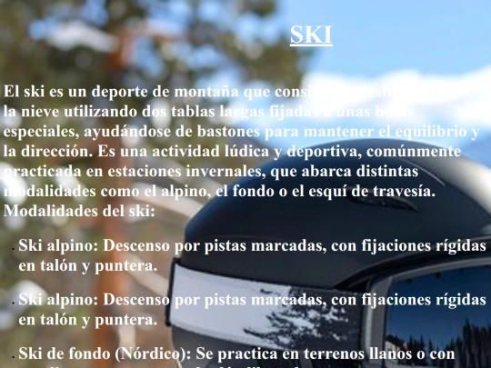 Ski screenshot
