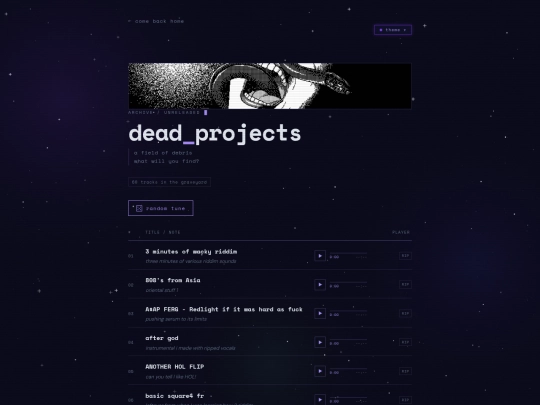 deadprojects screenshot