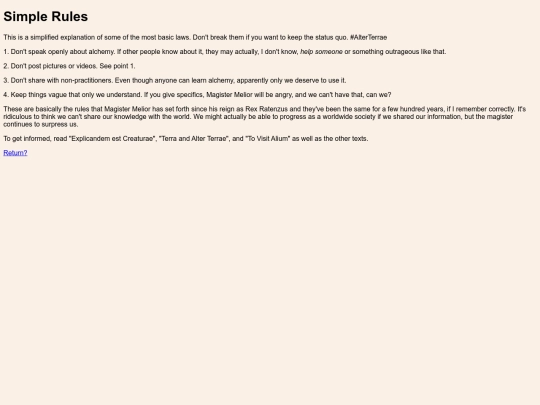 rules screenshot