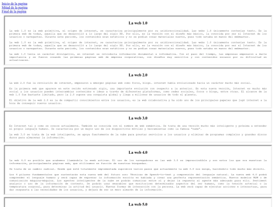 Web 1.0-5.0 screenshot