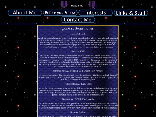 consoles screenshot