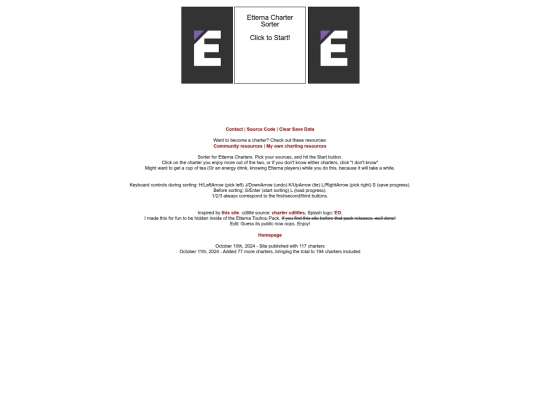 chartersort screenshot