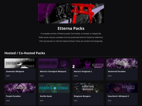 hostedpacks screenshot