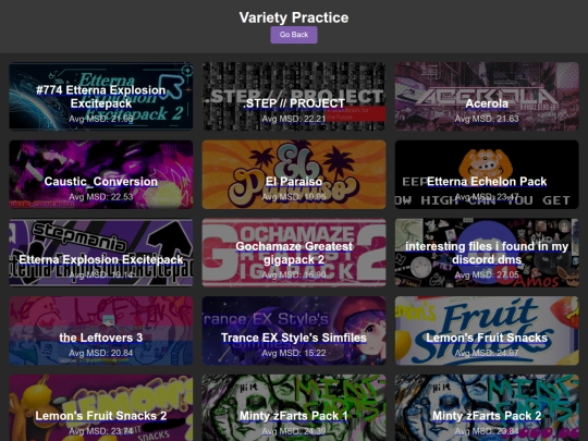 varietypractice screenshot