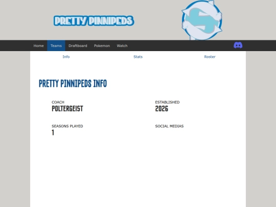 draft/teams/pretty-pinnipeds screenshot