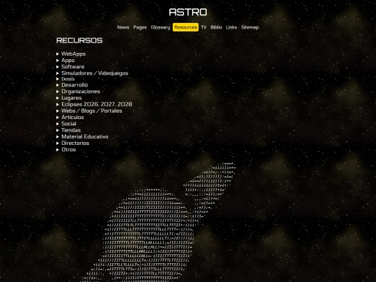astro/resources screenshot