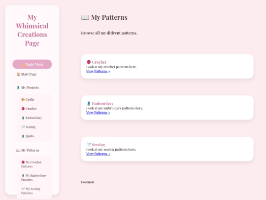 patterns screenshot