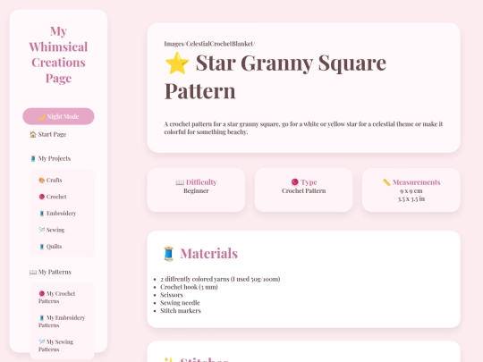 starcrochetpattern screenshot