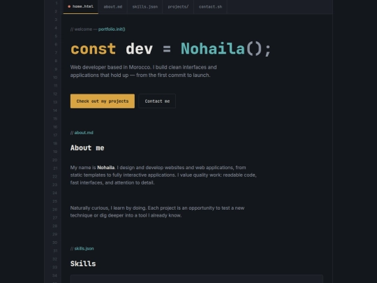index screenshot