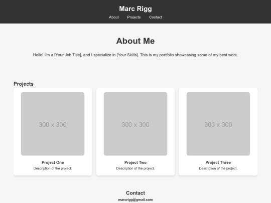 portfolio screenshot