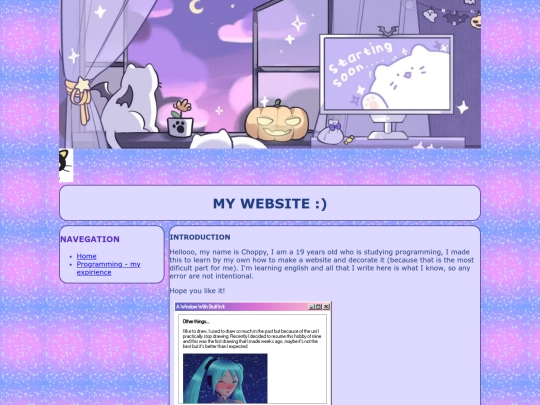 index screenshot