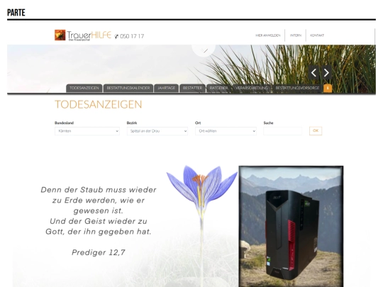 Parte screenshot