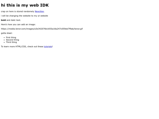 index screenshot