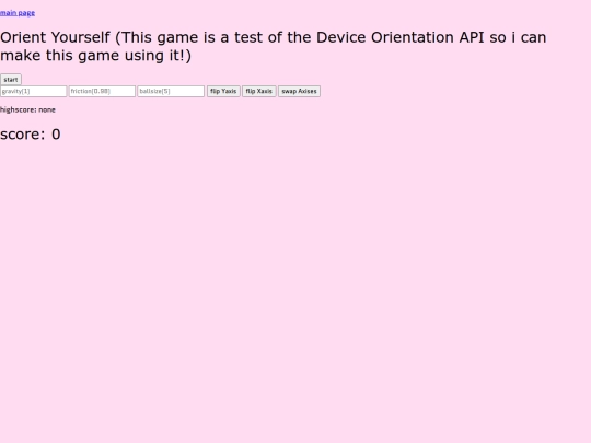 JavaScript-projects/DeviceOrientationTest/V2 screenshot