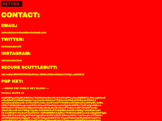 contact screenshot