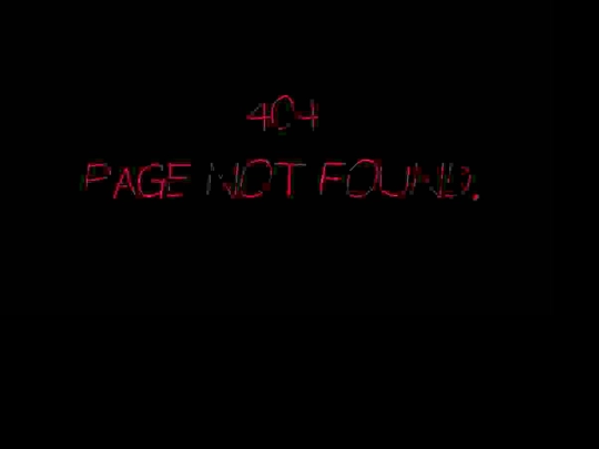 not_found screenshot