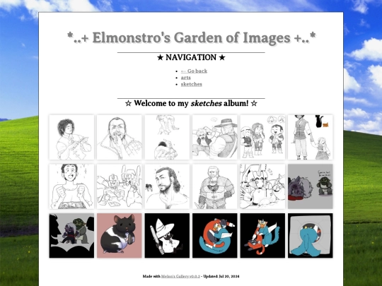 gallery/sketches screenshot