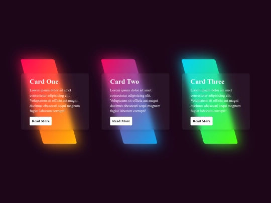 FrontEndChunks/CardHoverEffects/CardHoverGlassmorphism screenshot