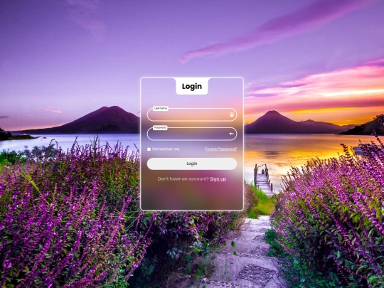 FrontEndChunks/LoginPage screenshot
