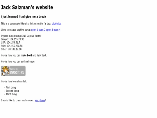 index screenshot