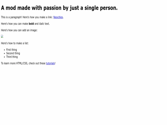 index screenshot