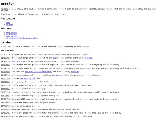 archive screenshot