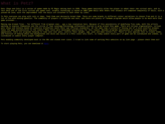 aboutpetz screenshot