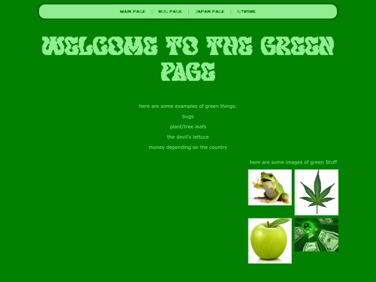 pages/green screenshot