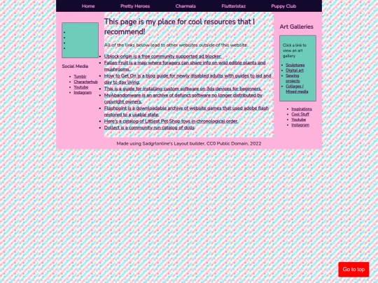 Subpages/Coolstuff screenshot