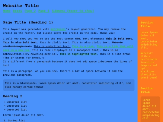 index screenshot
