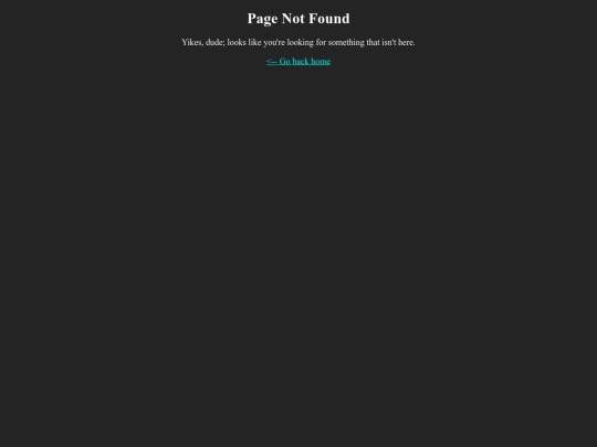 not_found screenshot