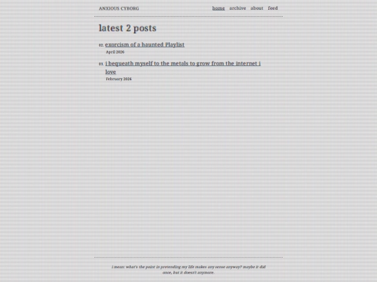 index screenshot
