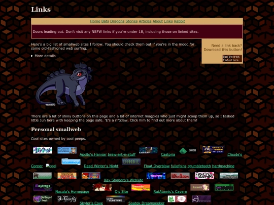 links screenshot