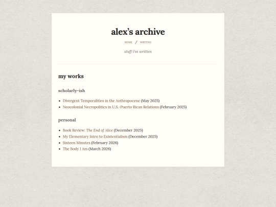 pages/writing screenshot