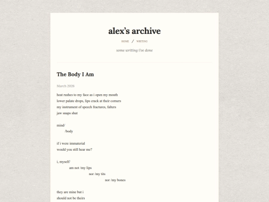 works/the-body-i-am screenshot