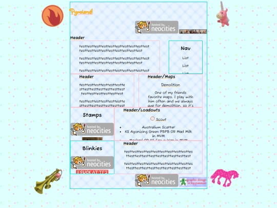 Site Testing/site screenshot