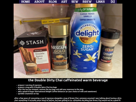 beverages/doubledirtychai screenshot