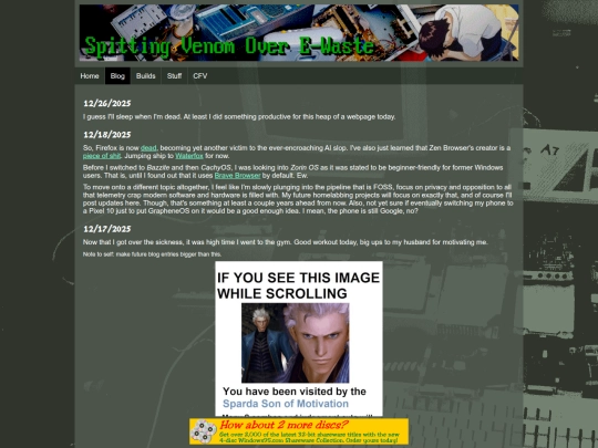 blog screenshot